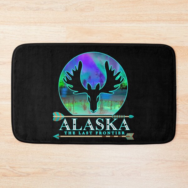 Item preview, Alaska Northern Lights Alaskan Moose with Aurora Borealis designed and sold by aronia.