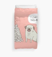 pug's love Duvet Cover