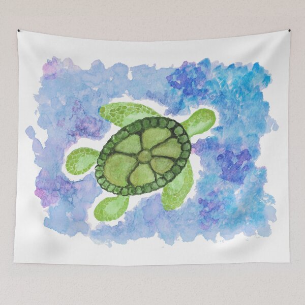 Item preview, Swimming Green Turtle  designed and sold by Ann Umer.