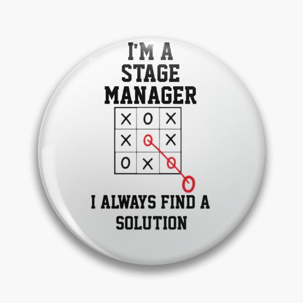 Item preview, Im A Stage Manager I Always Find A Solution  designed and sold by Yay Design.
