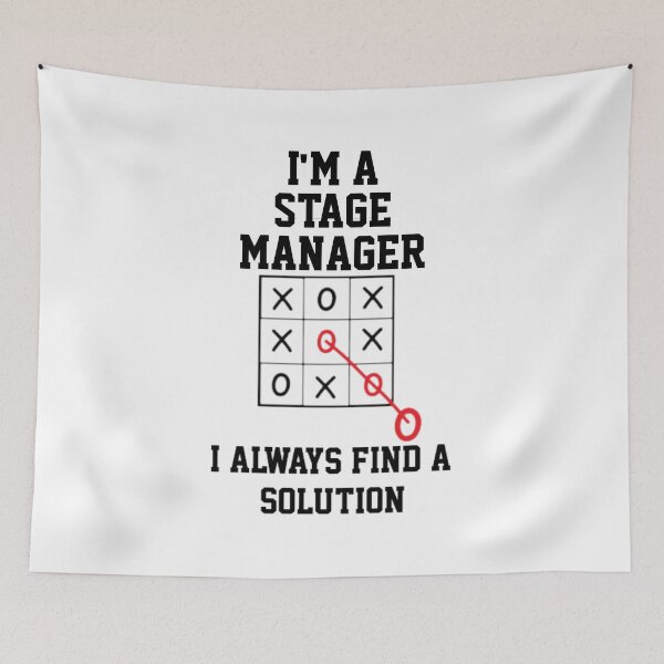 Item preview, Im A Stage Manager I Always Find A Solution  designed and sold by Yay Design.