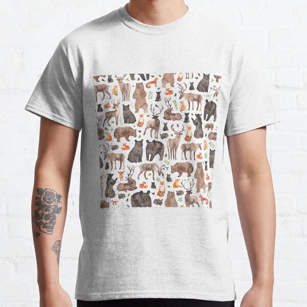 Woodland Animals Classic T-Shirt