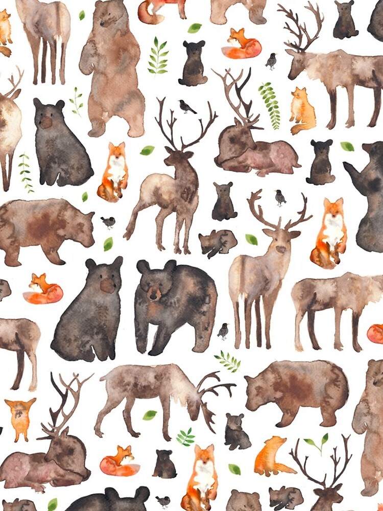 Discover Woodland Animals Iphone Case