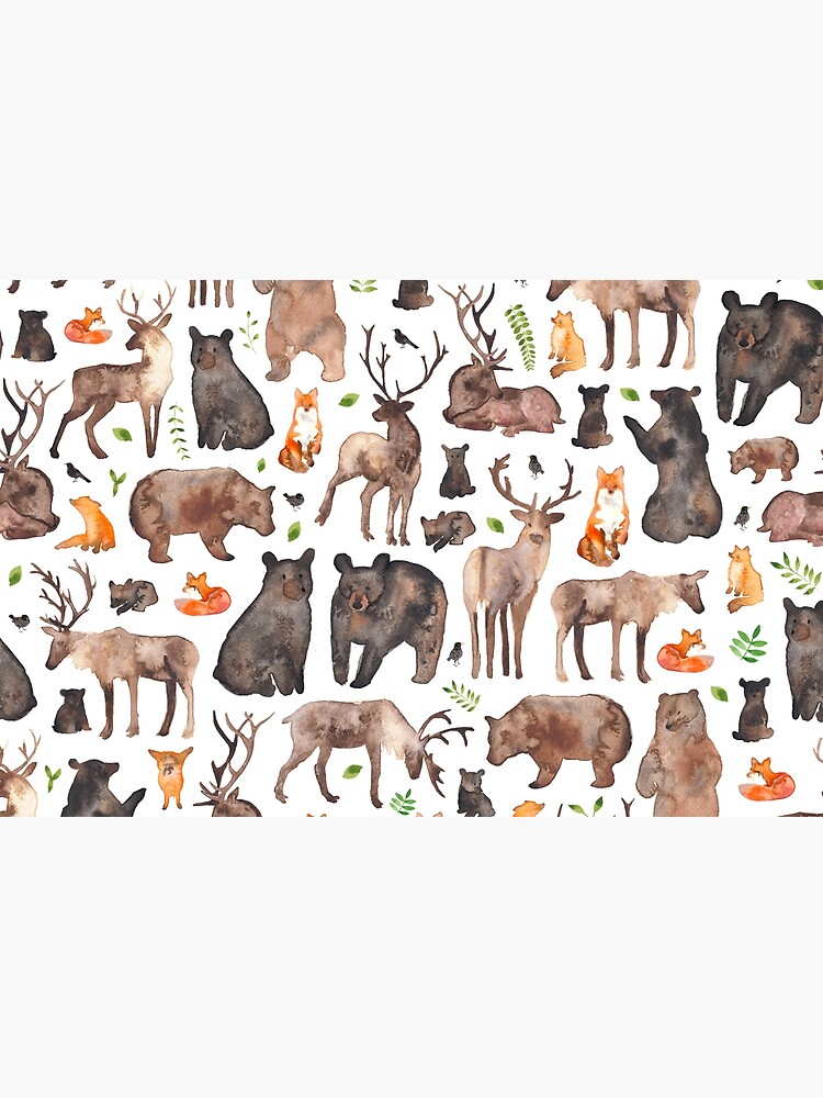 Woodland Animals by ElenaONeill