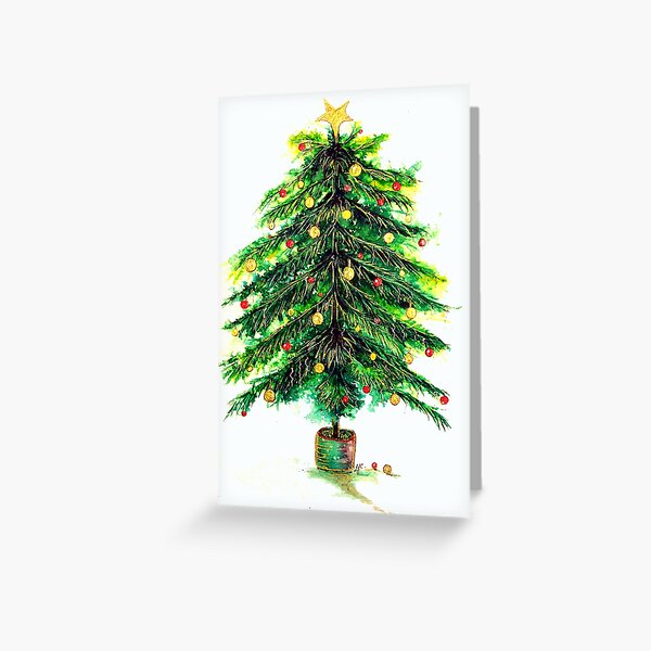 Christmas Tree Greeting Card