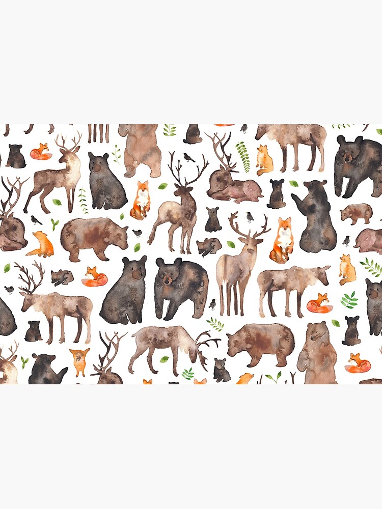 Woodland Animals by ElenaONeill