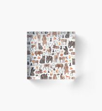 Woodland Animals Acrylic Block