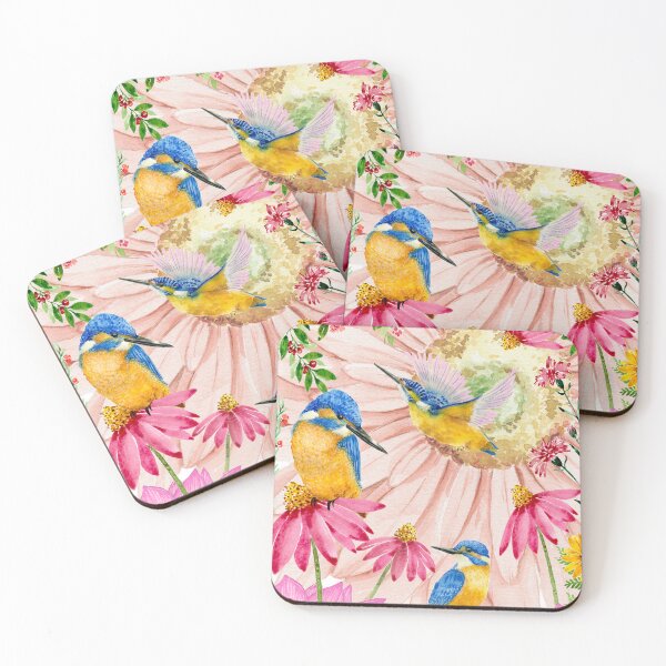 Item preview, Kingfishers floral composition designed and sold by PetitMartin.