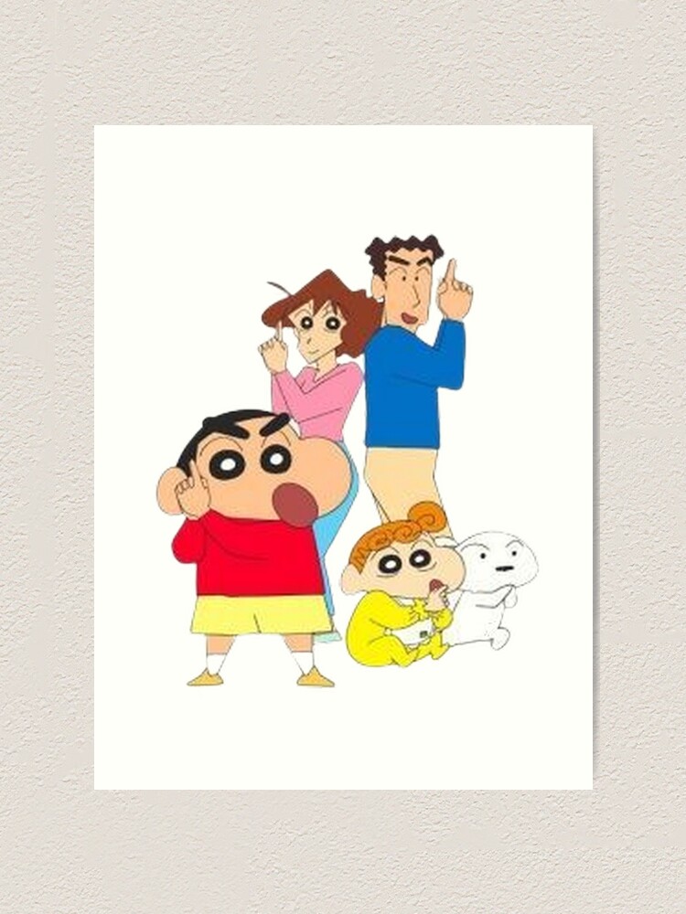 Shinchan's Detective Family | Art Print