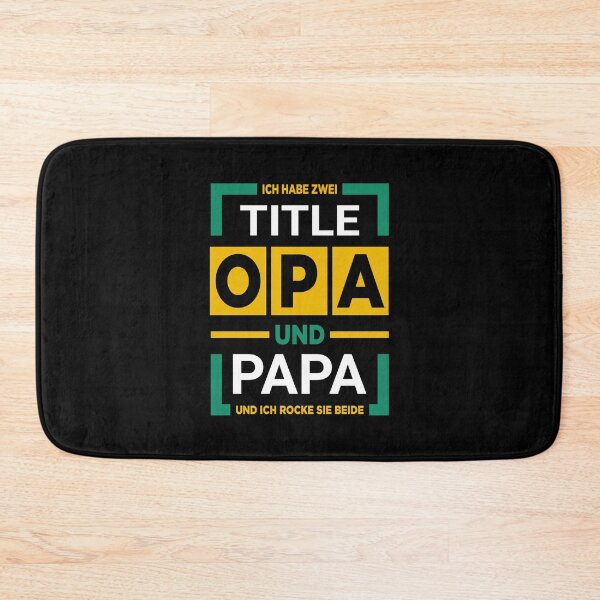 Item preview, Ich Habe Zwei Titel Papa Und Opa Ich Rocke Sie Beide Fathers Day Gift designed and sold by Tatus Brinal.