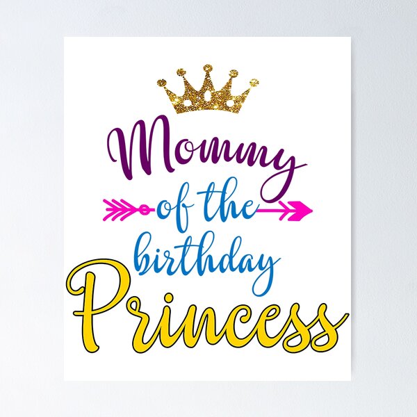 Item preview, Mommy Of The Birthday Mommy Of The Birthday Princess Matching Family designed and sold by PameGraha.