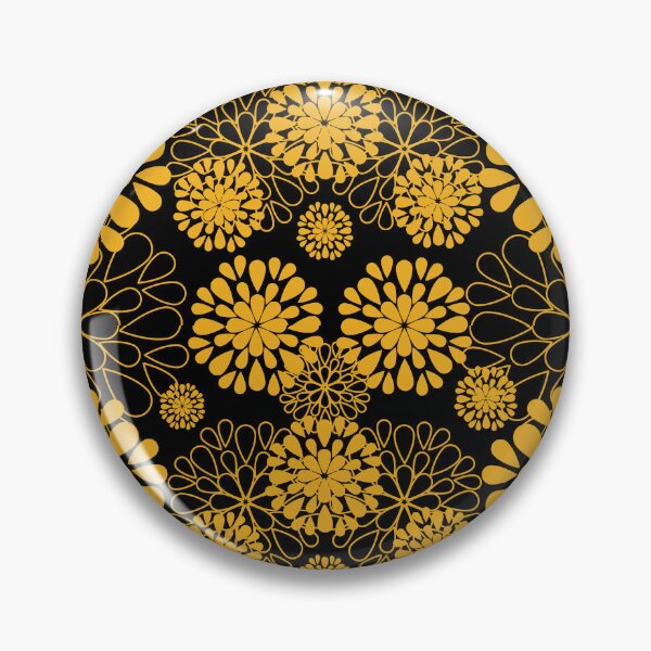 Item preview, Flower,yellow flowers on black background designed and sold by Chamaiporn Pangtorn.
