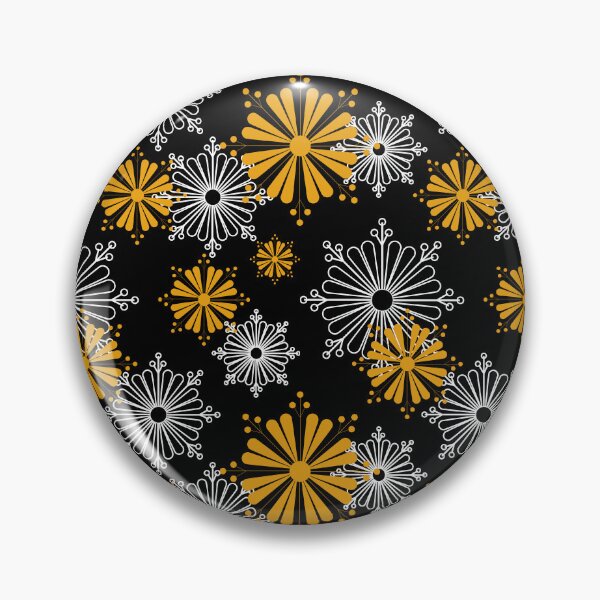 Item preview, Flower,yellow flowers on black background designed and sold by Chamaiporn Pangtorn.