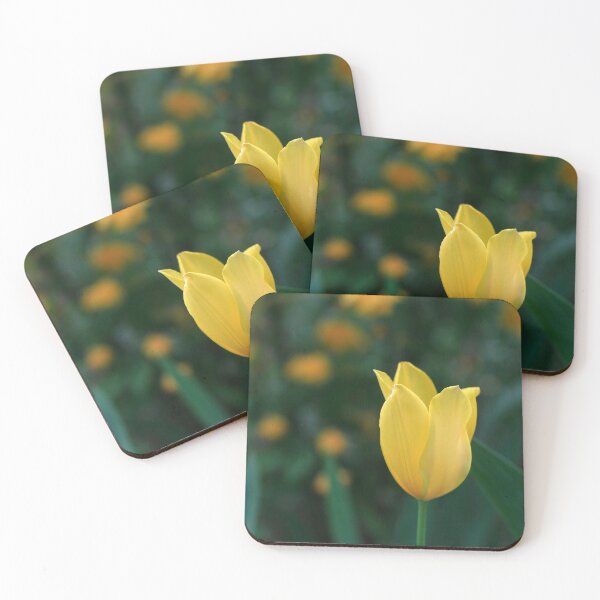 Item preview, Yellow tulip on nature background designed and sold by olena2552.