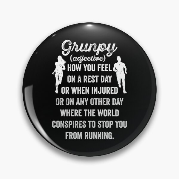 Item preview, Grunpy Run Funny Running 10k Runner Marathon Runner Classic T-Shirt designed and sold by monica45je.