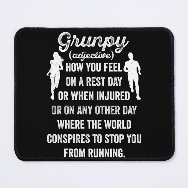 Item preview, Grunpy Run Funny Running 10k Runner Marathon Runner Classic T-Shirt designed and sold by monica45je.