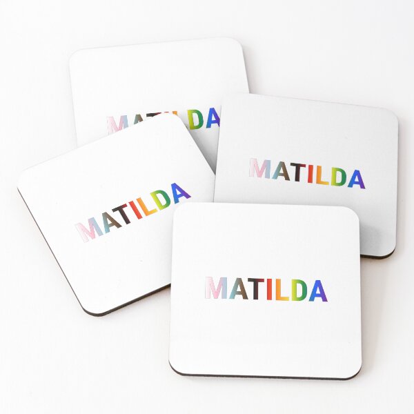 Item preview, Matilda Rainbow Progress Pride Name designed and sold by PrideNames.