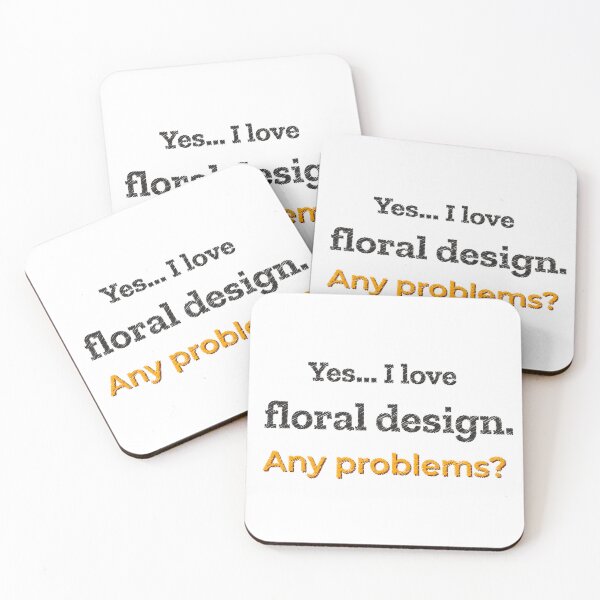 Item preview, I love Floral Design designed and sold by cooldesignsalot.