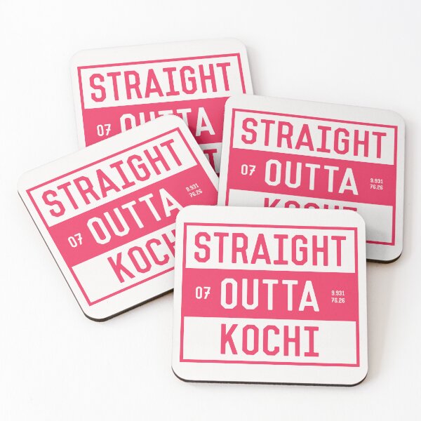 Item preview, Straight Outta Kochi | Funny Malayalam Quotes designed and sold by DrawingBoard.