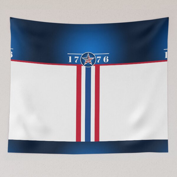 Item preview, 1776 United States of America Red White Blue stripe designed and sold by Yiorgos Designs.