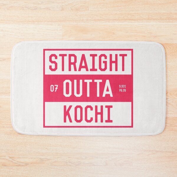 Item preview, Straight Outta Kochi | Funny Malayalam Quotes designed and sold by DrawingBoard.