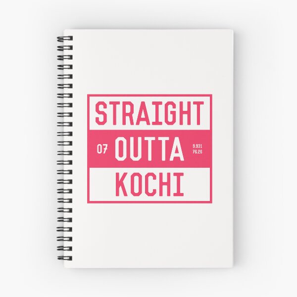 Item preview, Straight Outta Kochi | Funny Malayalam Quotes designed and sold by DrawingBoard.