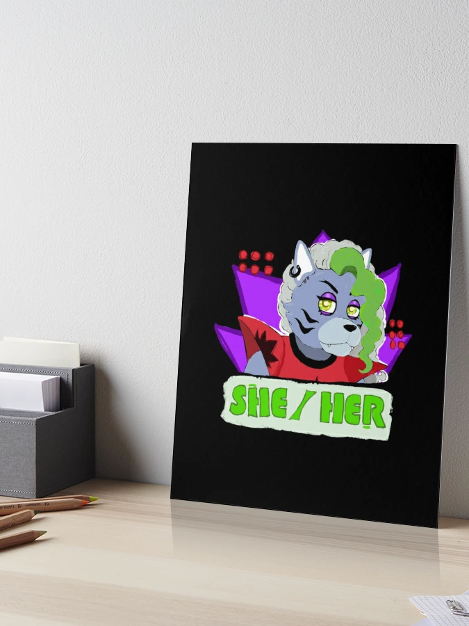 Roxy I Am The Best FNAF SB Art Board Print for Sale by