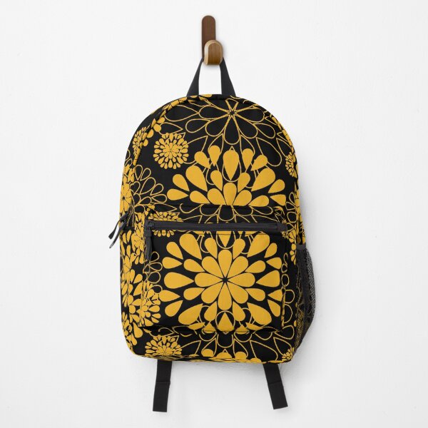 Item preview, Flower,yellow flowers on black background designed and sold by Chamaiporn Pangtorn.
