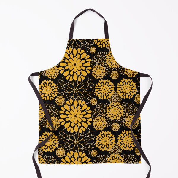 Item preview, Flower,yellow flowers on black background designed and sold by Chamaiporn Pangtorn.