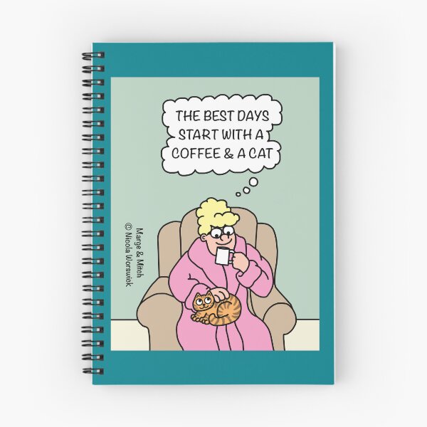 Item preview, The Best Days Start With a Coffee and a Cat designed and sold by Scat the cat.