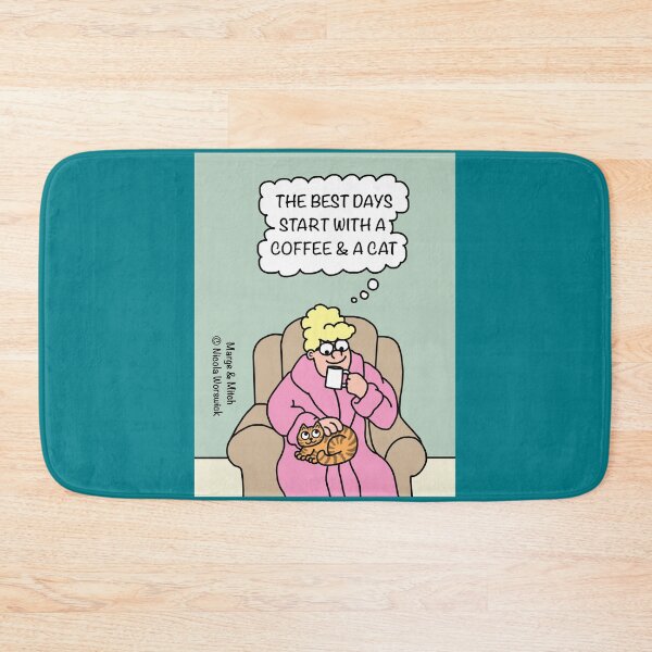 Item preview, The Best Days Start With a Coffee and a Cat designed and sold by Scat the cat.