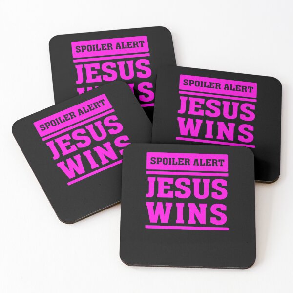 Item preview, JESUS WINS CHRISTIAN FAITH SAYING REVELATION designed and sold by sobriowslen.
