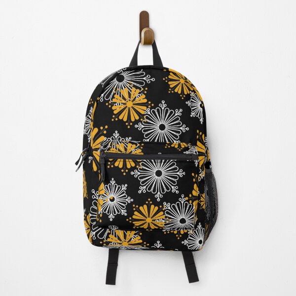 Item preview, Flower,yellow flowers on black background designed and sold by Chamaiporn Pangtorn.