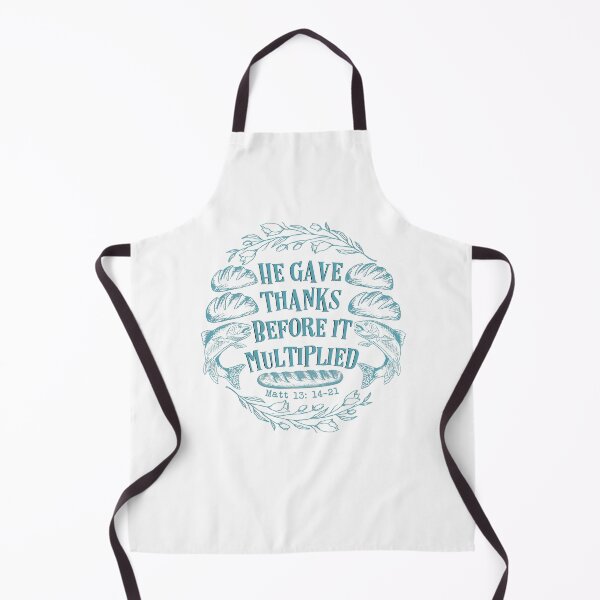 Item preview, He Gave Thanks Before It Multiplied With 5 Loaves And 2 Fishes Matthew 14 verse 13 - 21 He Provides And Shall Supply All My Needs designed and sold by MJDezigns.