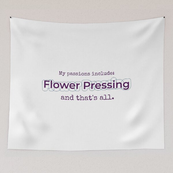 Item preview, Flower Pressing is my passion designed and sold by cooldesignsalot.