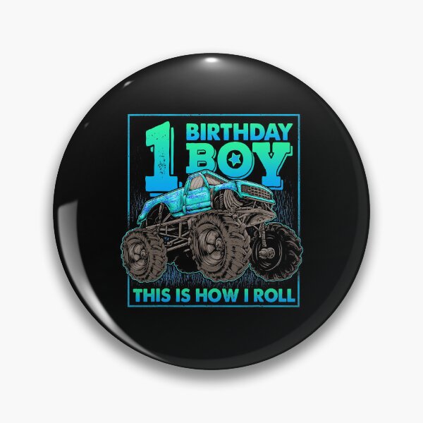 Item preview, Monster Truck 1st Birthday Boy 1 Year Old This Is How I Roll designed and sold by PameGraha.