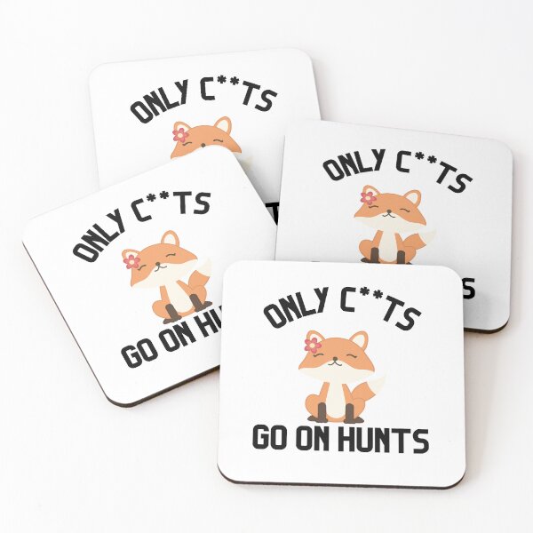 Item preview, Only C***s Go On Hunts Design designed and sold by WritetheWrongs.