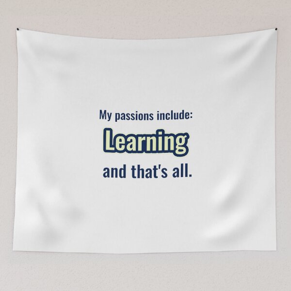Item preview, Learning is my passion designed and sold by cooldesignsalot.