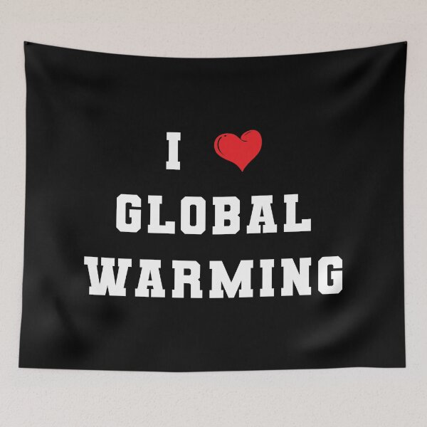 Item preview, I Love Global Warming Climate Change Earth Day designed and sold by haselshirt.