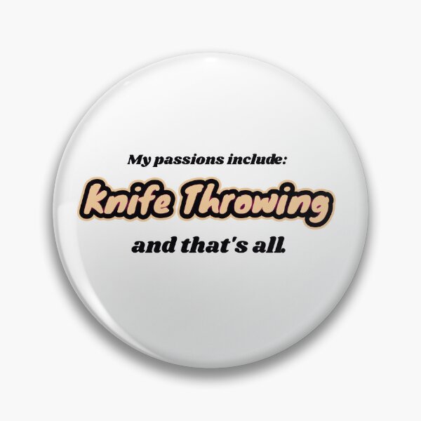 Item preview, Knife Throwing is my passion designed and sold by cooldesignsalot.