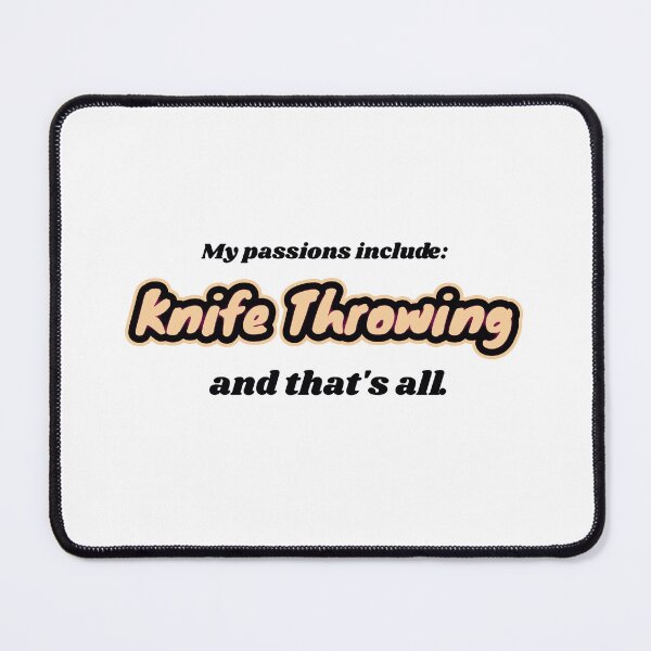 Item preview, Knife Throwing is my passion designed and sold by cooldesignsalot.