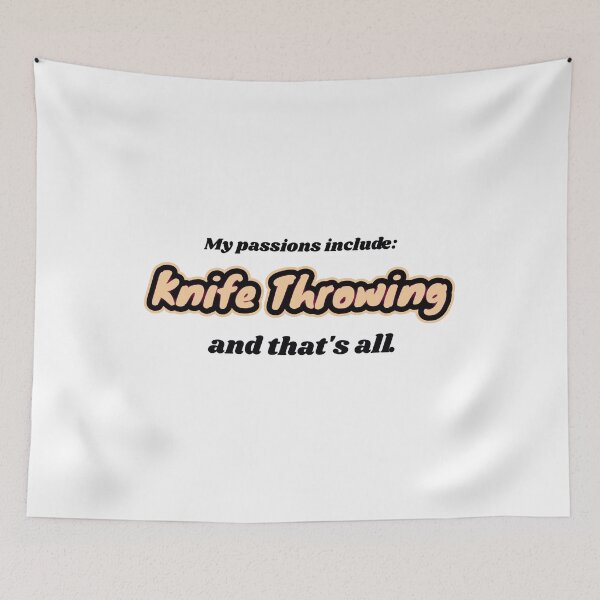 Item preview, Knife Throwing is my passion designed and sold by cooldesignsalot.