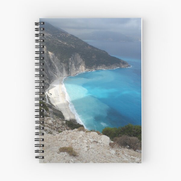 Item preview, Aerial View of Myrtos Beach Kefalonia Island Greece designed and sold by HotHibiscus.
