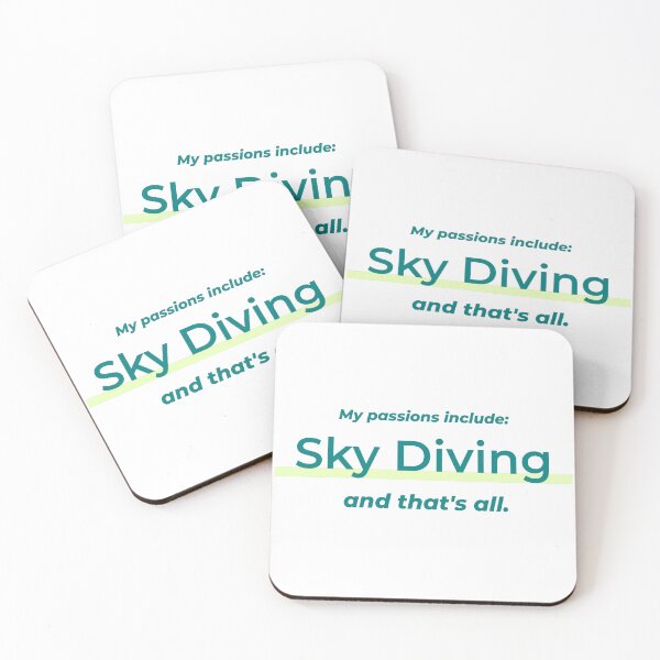 Item preview, Sky Diving is my passion designed and sold by cooldesignsalot.