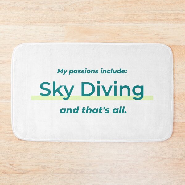 Item preview, Sky Diving is my passion designed and sold by cooldesignsalot.