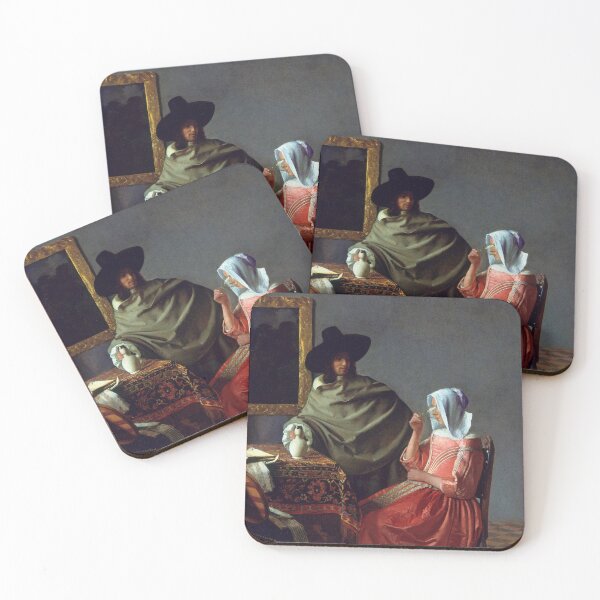 Item preview, Vermeer - The Glass of Wine Zoom In - 8 designed and sold by ArtZoomIn.