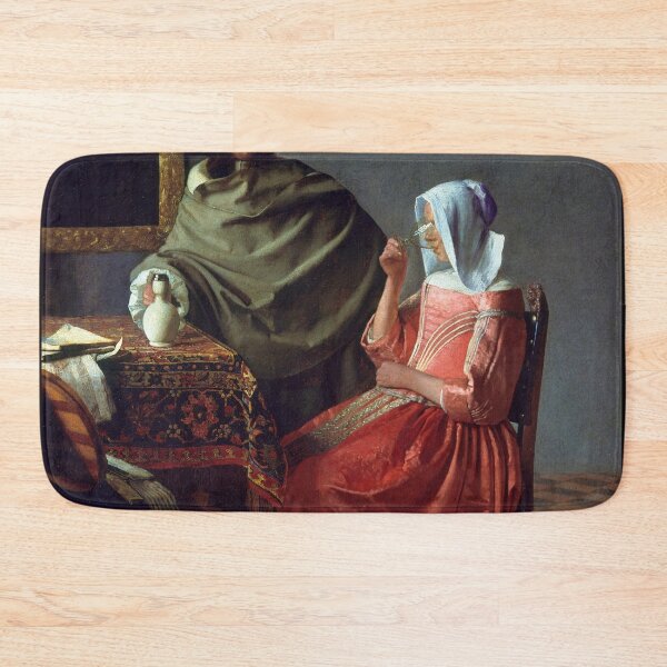 Item preview, Vermeer - The Glass of Wine Zoom In - 8 designed and sold by ArtZoomIn.