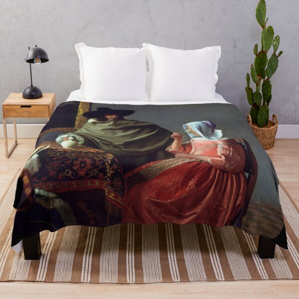 Item preview, Vermeer - The Glass of Wine Zoom In - 8 designed and sold by ArtZoomIn.