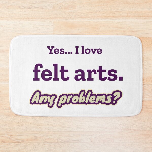 Item preview, I love Felt Arts designed and sold by cooldesignsalot.
