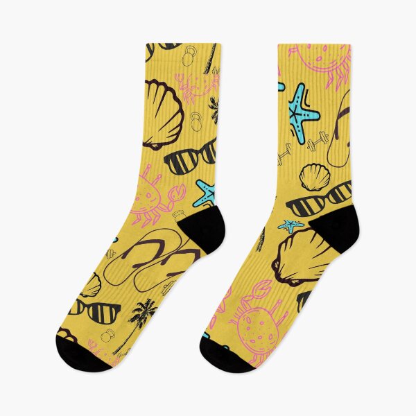 Item preview,  Beach and gym yellow pattern designed and sold by WAVIstore.